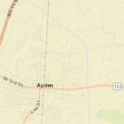 Ayden Street Map