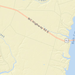 Beaufort County Street Map