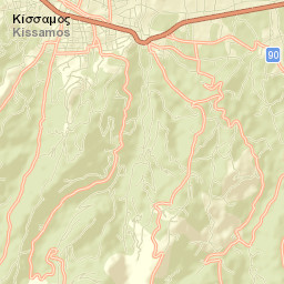 Kíssamos Street Map