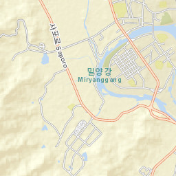 Miryang Street Map