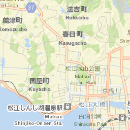 Matsue Shi Street Map