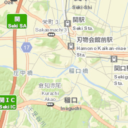 Seki-shi Street Map