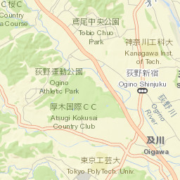 Atsugi Shi Street Map