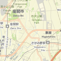Zama Shi Street Map