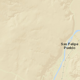 San Felipe Pueblo Street Map