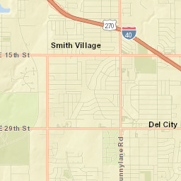 Del City Street Map