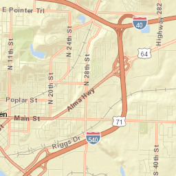 2-38 South 11th Street, Van Buren, AR Street Map