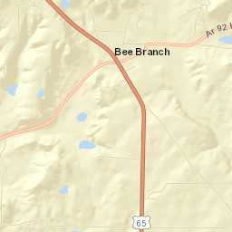 201 State Highway 92, Bee Branch, AR Street Map