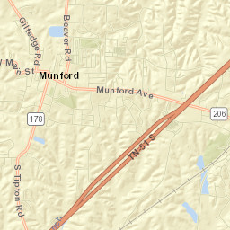 Munford Street Map