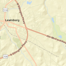 Lewisburg Street Map