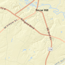 Snow Hill Street Map