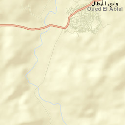 Oued el Abtal Street Map