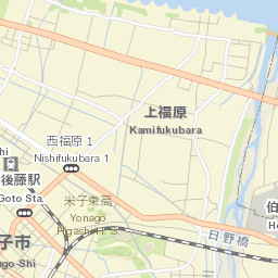 Yonago Shi Street Map