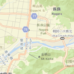 Gifu-shi Street Map