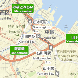 Yokohama Street Map