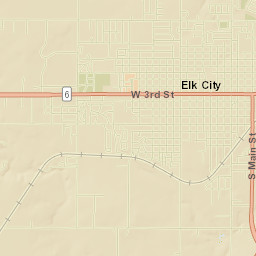 1701-1899 West 6th Street, Elk City, OK Street Map
