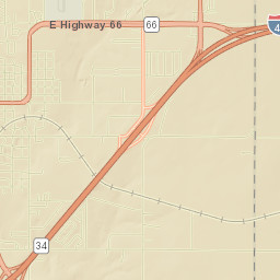 Elk City Street Map