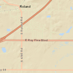 416 West Dorcus Street, Roland, OK 74954 Street Map