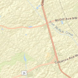 345 Concord Pkwy N, Concord, NC 28025, Street Map