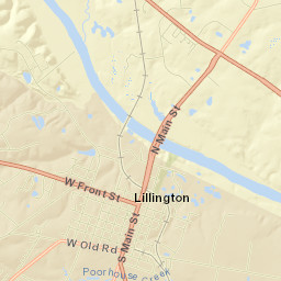 Lillington Street Map