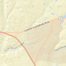 Buies Creek Street Map