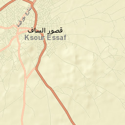 Ksour Essaf Street Map