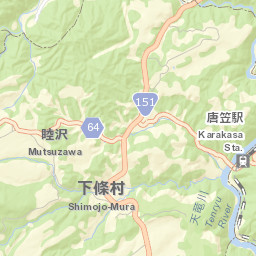 Shimojō Street Map