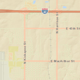 1102 West Federal Street, Shawnee, OK Street Map