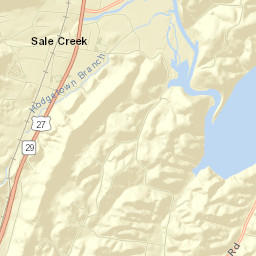 Sale Creek Street Map