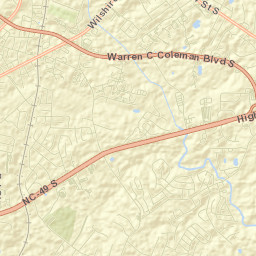 Cabarrus County Street Map