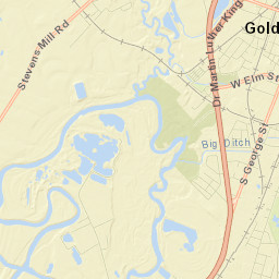 Wayne County Street Map