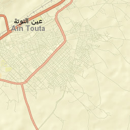 Aïn Touta Street Map