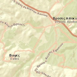 Vrýses Street Map