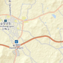Sunchang-gun Street Map