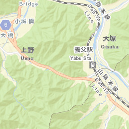 Yabu-shi Street Map