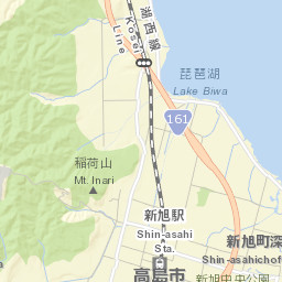 Takashima-shi Street Map