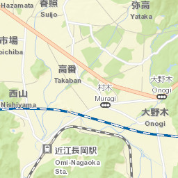 Maibara-shi Street Map