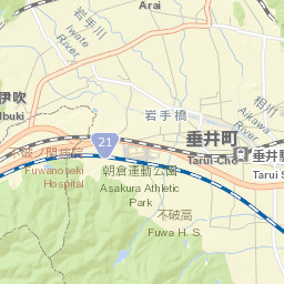 Tarui Street Map