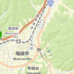 Mizunami Street Map