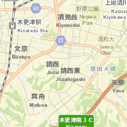 Kisarazu Street Map