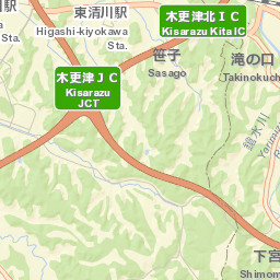 Kisarazu Shi Street Map