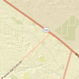 Enchanted Hills Street Map