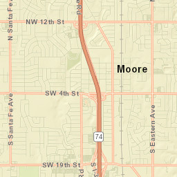 Moore Street Map