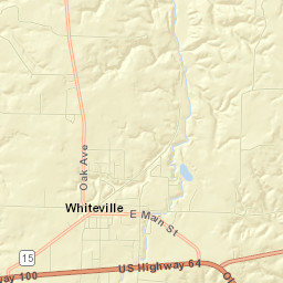 Whiteville Street Map