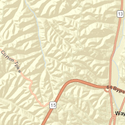 Waynesboro Street Map
