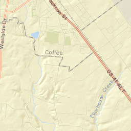 1281 South Jackson Street, Tullahoma, TN Street Map