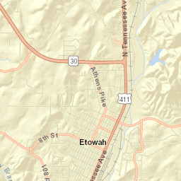 Etowah Street Map