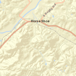 Horse Shoe Street Map