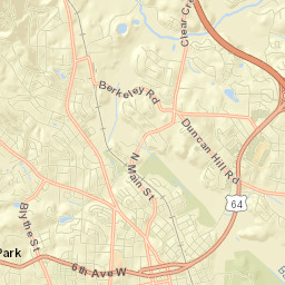 Henderson County Street Map