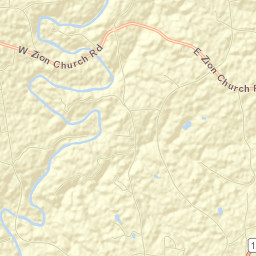 Cleveland County Street Map